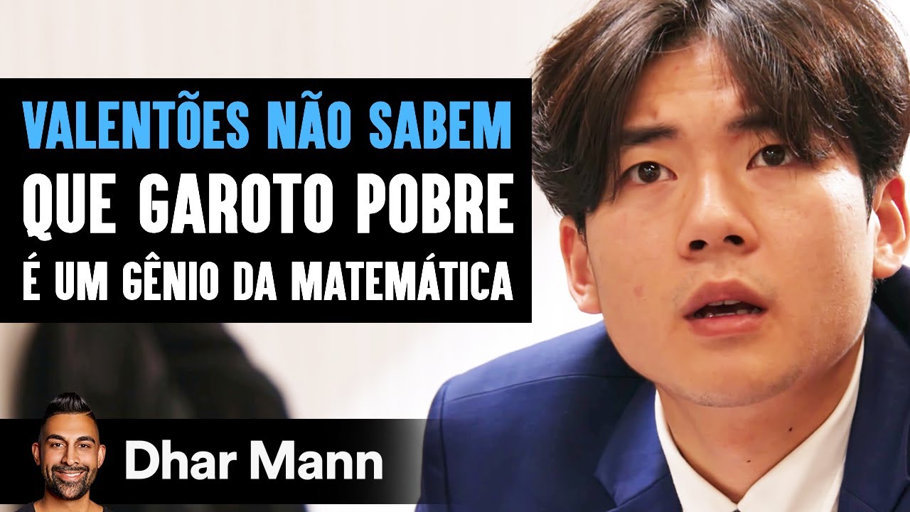 Valentões Não Sabem Que o Garoto Pobre É Um Gênio da Matemática | Dhar Mann Studios
