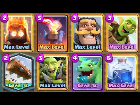 Clash royale 5900 trophies | clash royale Goblin barrel deck | clash royale