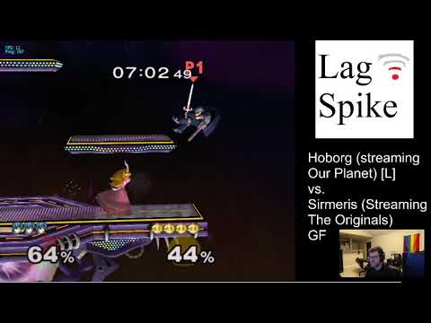 Lag Spike #1: Hoborg [L] (Marth) vs. Sirmeris (Peach) - Grand Finals