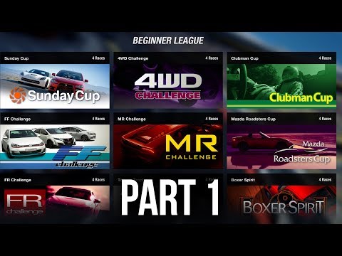 Gran Turismo Sport Career Mode Gameplay Walkthrough Part 1 - SUNDAY CUP (GT League)