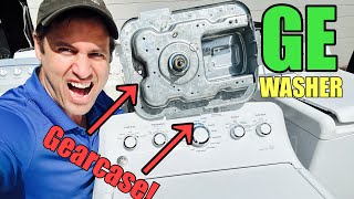 GE Washer Won’t Lock & Spins Really Loud | Quick Gearcase WH03X33729 Swap | GTW460ASJ7WW