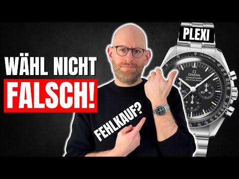 Welche Omega Speedy Pro? Plexi vs. Saphir
