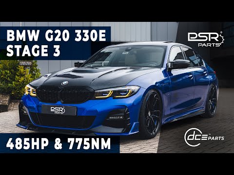 485HP 770NM Stage 3 BMW G20 330e - How PSR & DCE Parts Story Began! DCE 200 Cell & Titanium Catback