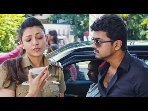 काजल अग्रवाल विजय के पास लाइसेंस मांग रही है | Policewala Gunda 2 Best Movie Scene