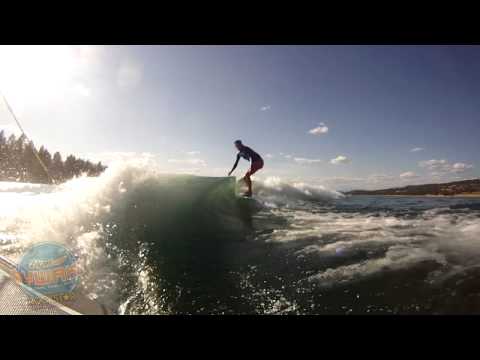 Caroline Villeneuve - Wakesurf - 1 Min Unedited - Pro Women Skim