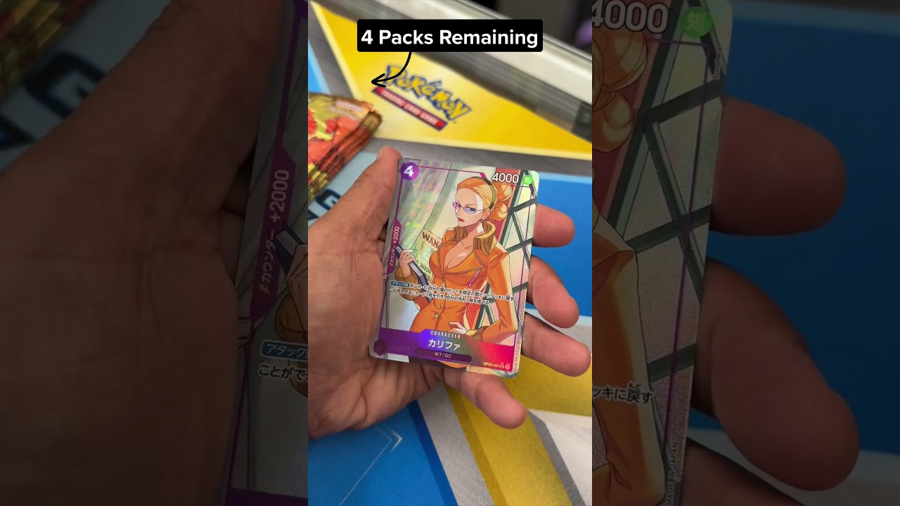 RIDICULOUS last pack magic #onepiece #onepiecetcg