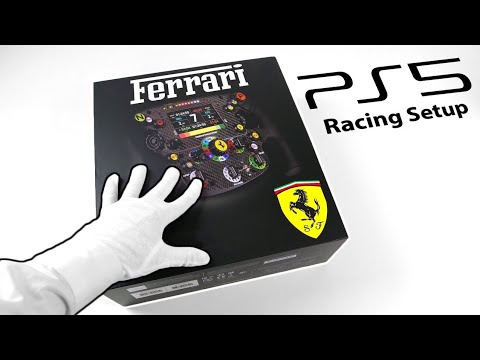 $1000 PS5 Racing Wheel Setup - Unboxing Thrustmaster T-GT II + Ferrari SF1000