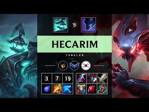 Hecarim Jungle vs Nocturne - KR Diamond Patch 25.18