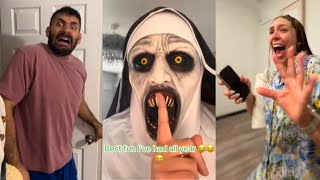 SCARECAM Pranks Reaction 2025  #35|Funny Scare Pranks/Jumpscare/Funny Videos//UltrascareImpressions/