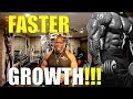 ** HOW TO GROW MUSCLE FASTER **