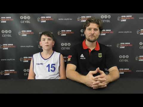 CEYBL U14 - Press conference, 30.10.2022, Thuringia Select Team - BA Nymburk
