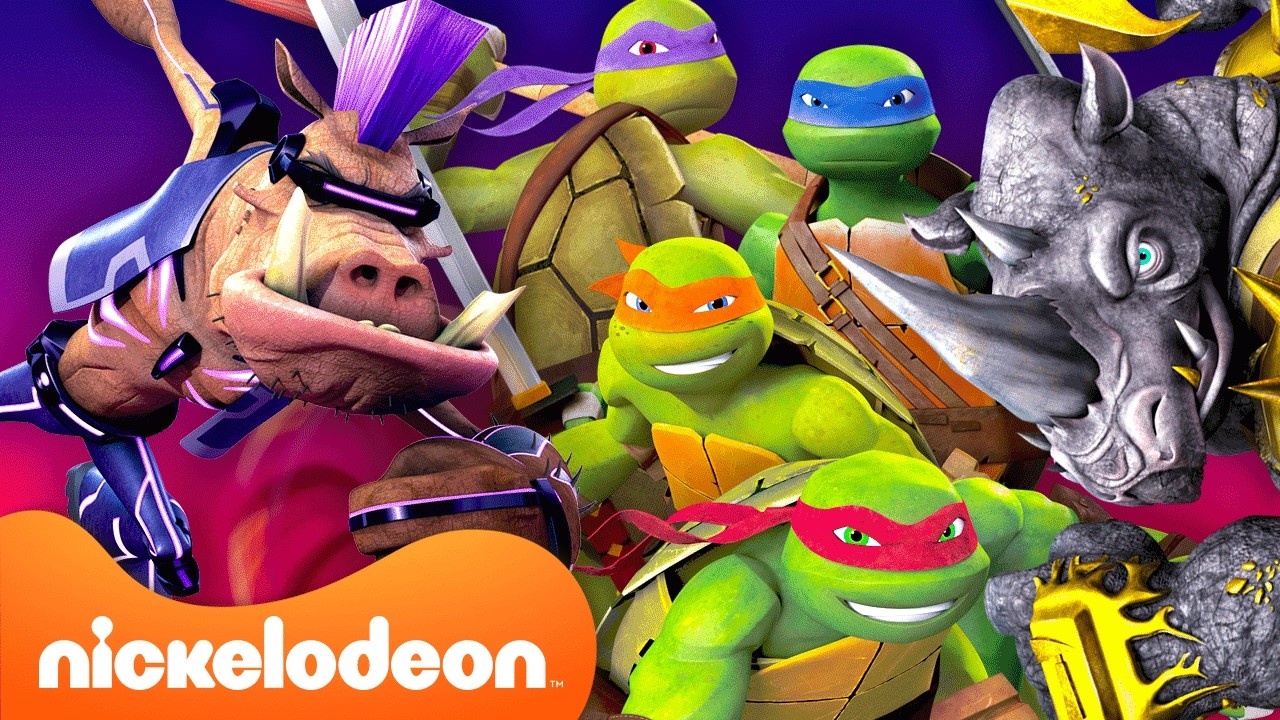 TMNT | Semua mutan di TMNT (2012) selama 90 menit! 🐢 | Nickelodeon Bahasa
