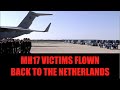 MH17 Victims Flown Back to the Netherlands - July 23, 2014
