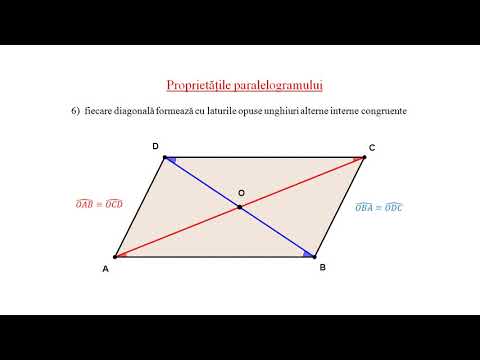 Paralelogramul - Patrulatere - Definitie - Proprietati - Matematica - Geometrie