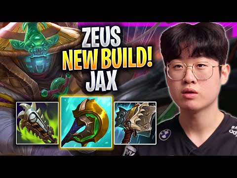 ZEUS TRIES NEW JAX BUILD! - T1 Zeus Plays Jax TOP vs Gwen! | Season 2023