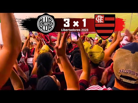 Olimpia 3x1 FLAMENGO | MAIS UM VEXAME NO ANO | Defensores Del Chaco, Paraguai | Libertadores 2023