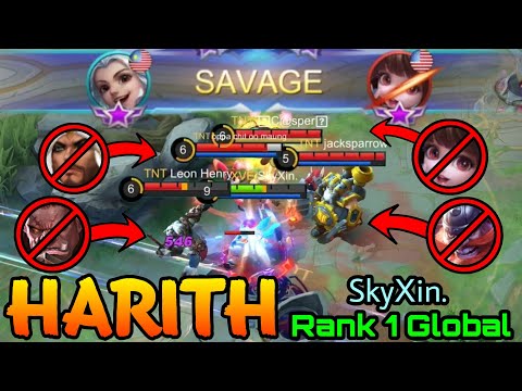SAVAGE!! Harith Shutdown All Enemies!! - Top 1 Global Harith by SkyXin. - MLBB
