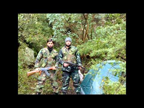 برومو يظهر بعض الصور للملازم اول محمد تيسير يونسو قائد لواء الشهيد حمزة الخطيب