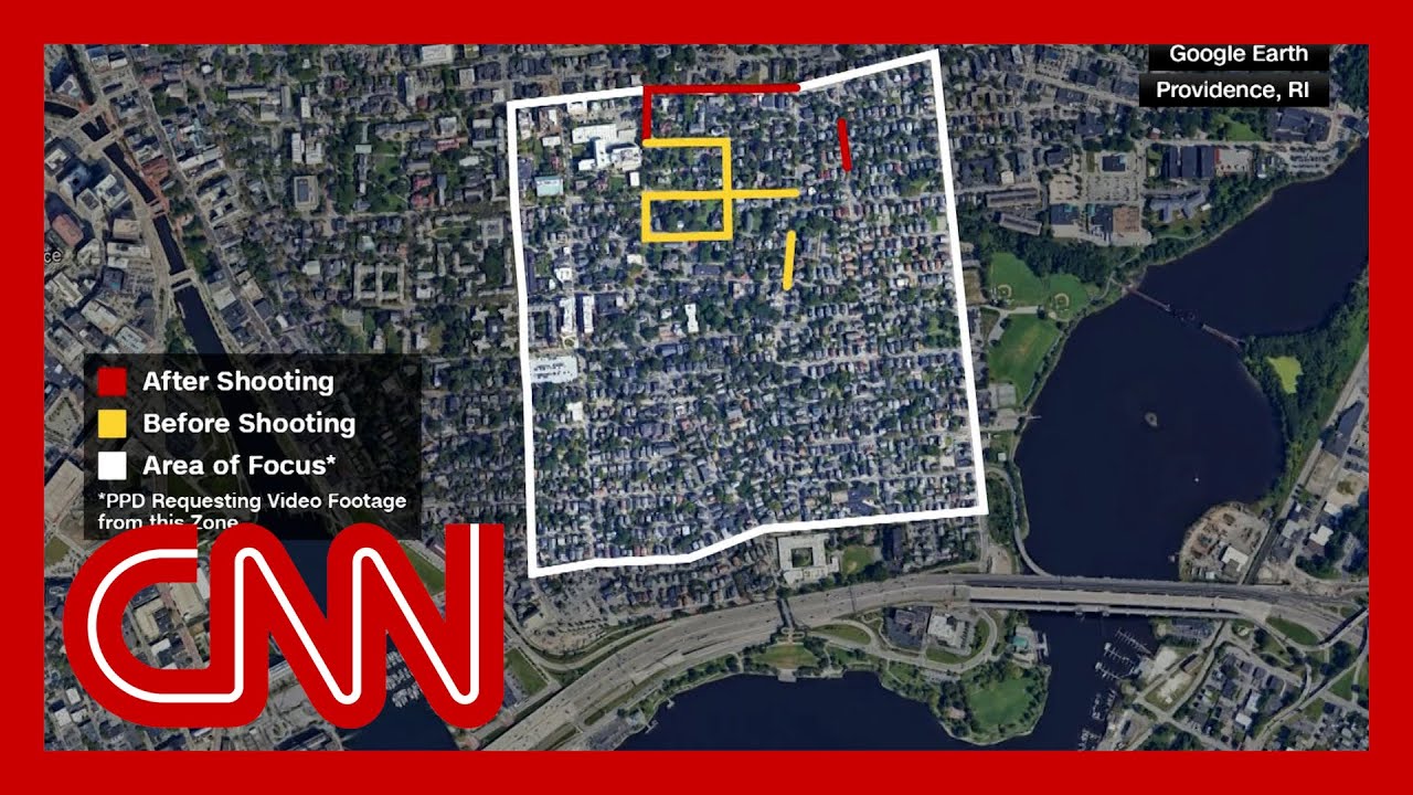 Map released showing path of Brown Univ. person of interest