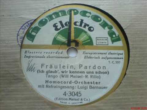 Fräulein, Pardon (Ich glaub, wir kennen uns schon)