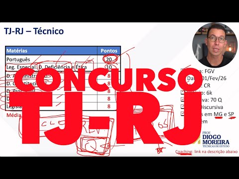 TJ-RJ Competition: analysis of the notice and study tips