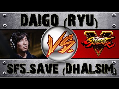 Street Fighter V DAIGO (RYU) VS SF5-SAVE (DHALSIM) PRO RANKED MATCH - VER 1.01 HD