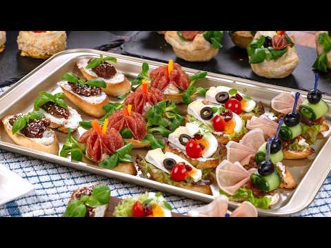 Canapé recipes - Sweet and savoury finger food recipes to get your party started