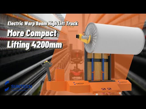 Safe & Stable Operation Even in a Limited Space | Electric Warp Beam High Lift Truck | ST-MBT-05II