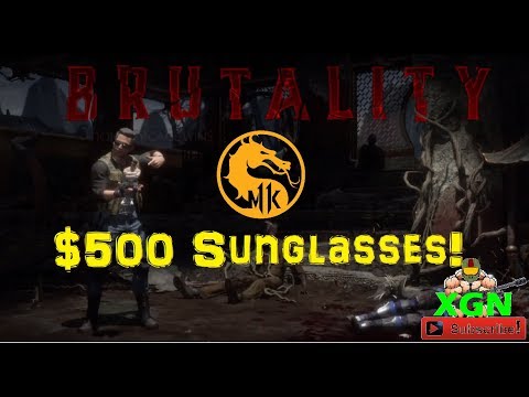 Mortal Kombat 11 how to do Johnny Cage $500 Sunglasses Brutality!