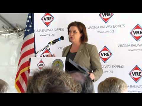 VRE Spotsylvania Station Opens 11-16-2015 Amid 3rd Rail Work