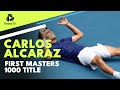 Carlos Alcaraz Wins FIRST MASTERS 1000 Title! |  Championship Point & Trophy Ceremony