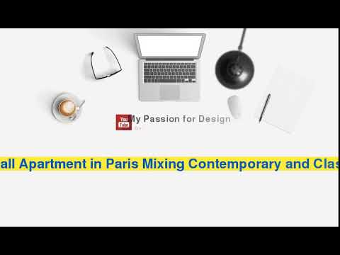 Lovely Small Apartment in Paris Mixing Contemporary and Classic Details