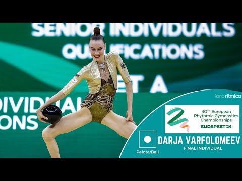 Darja Varfolomeev (GER) - Pelota/Ball - FINAL INDIVIDUAL - Budapest EC 2024