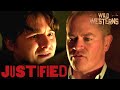 Justified | Quarles Talks Down An Assassin (ft. Timothy Olyphant) | Wild Westerns