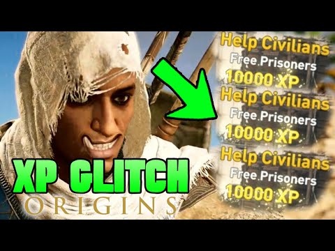 AC Origins XP GLITCH FARM 2023 (Assassin's Creed Level Farm, Fast LVL UP, Working Glitches Leveling)