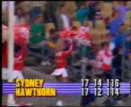 VFL Football R7 1987 - Sydney v Hawthorn