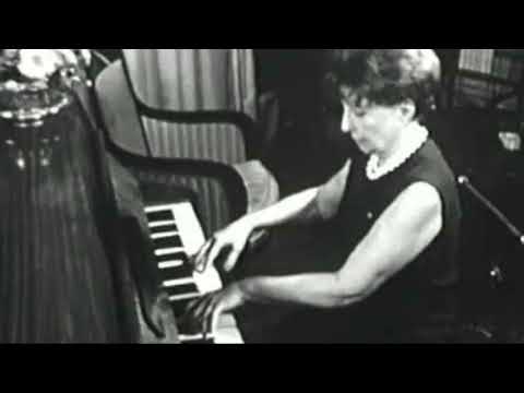 Magda Tagliaferro plays Schubert Piano Sonata in A, D. 664
