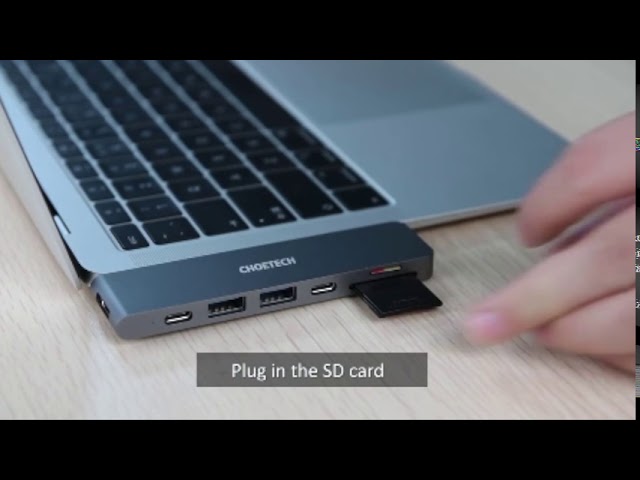 Vídeo relacionado con Hub USB C 7 en 1 con HDMI 4K, PD 100W, USB-A 3.0/2.0, USB-C 2.0, Lector de Tarjetas SD/TF, Adaptador Multipuerto USB C para MacBook Air/Pro, iPad, DELL, HP, Surface, Samsung