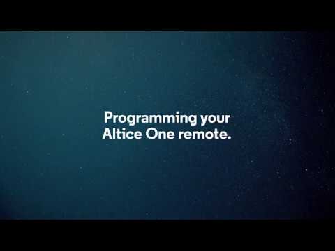 Altice One: Programming Your Altice One Remote