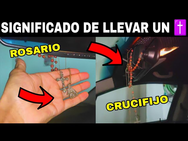 Vídeo relacionado con Cossaot Rosario de Coche, Rosarrosarios Religiosos, Rosarios con Medalla y Crucifijo, Espejo Retrovisor Auto Rosarios, para Camión Bicicleta Motocicleta Coche Espejo Colgante Accesorios Decoración