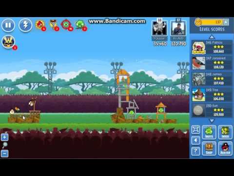 Angry Birds Friends Tournament week 44 NO POWER UP Level 1 101k level2 105k level3 63k