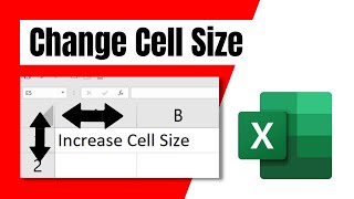 How To Increase Cell Size In Excel
