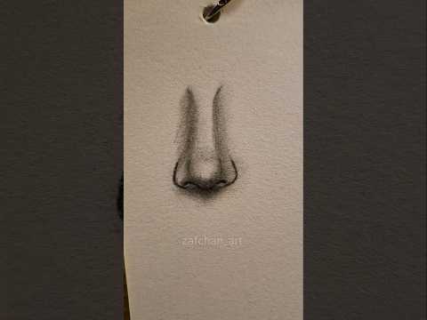 Nose tutorial ✨️ #drawing #nose #tutorial #sketch #shorts