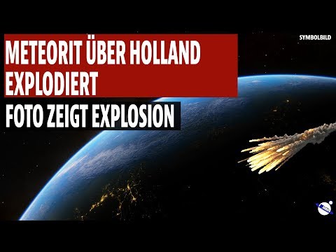 Meteorite exploded over Holland on 07.09.2019 - Photo shows explosion