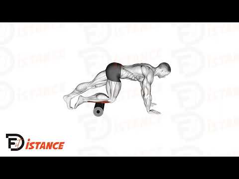 Exercice Foam Roller des muscles péroniers