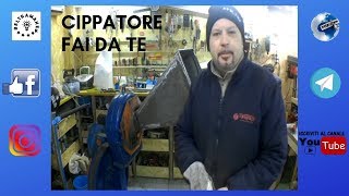 cippatore , biotrituratore, fai da te con un vecchio molino da cereali