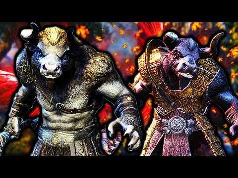 Minotaurs EXPLAINED! - Alessian Guardians, Children of Belharza - Elder Scrolls Lore