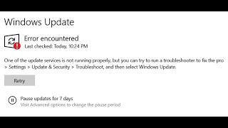 Fix Windows 10 Update Error One Of The Update Services Is Not Running 