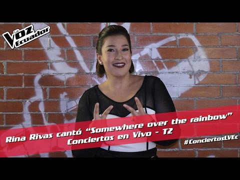 Rina Rivas cantó “Somewhere over the rainbow”  - Conciertos en Vivo - T2 - La Voz Ecuador