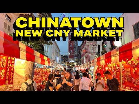 Newly Opened Chinatown Street Market | Singapore CNY 2026 🇸🇬🧧